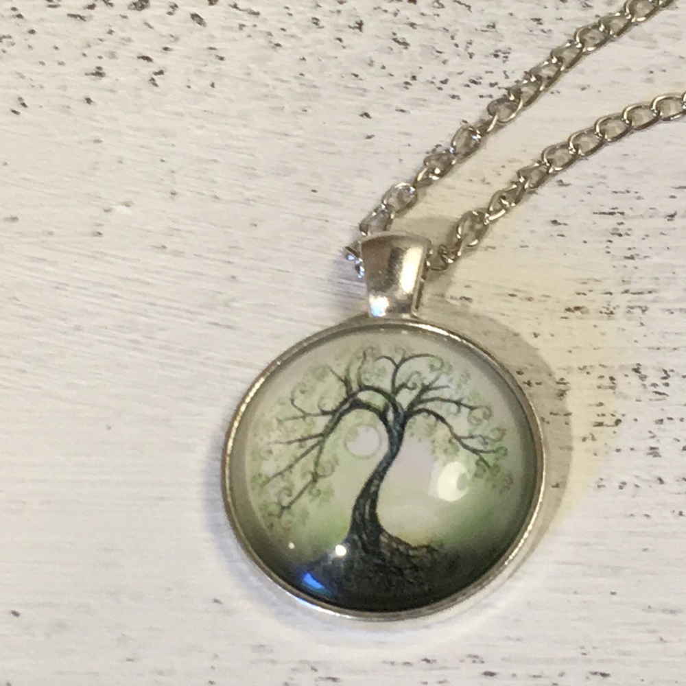 Tree of Life with Moon Necklace - Picture 10 of 10